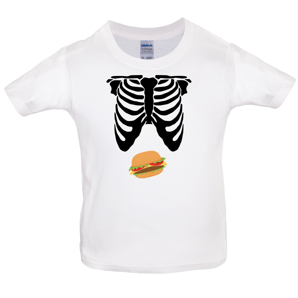 Burger Tummy Kids T Shirt
