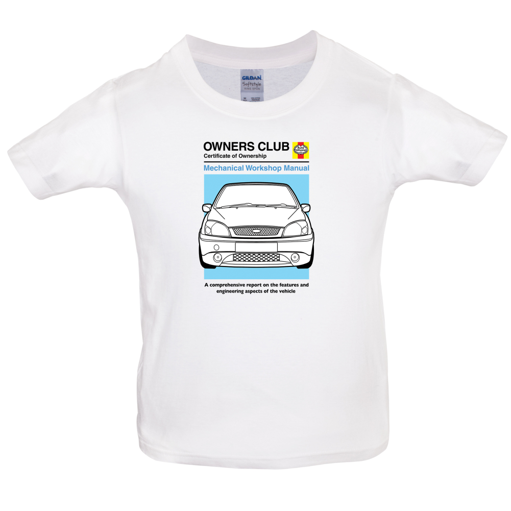 Car Owners Manual Ford Fiesta Kids T Shirt