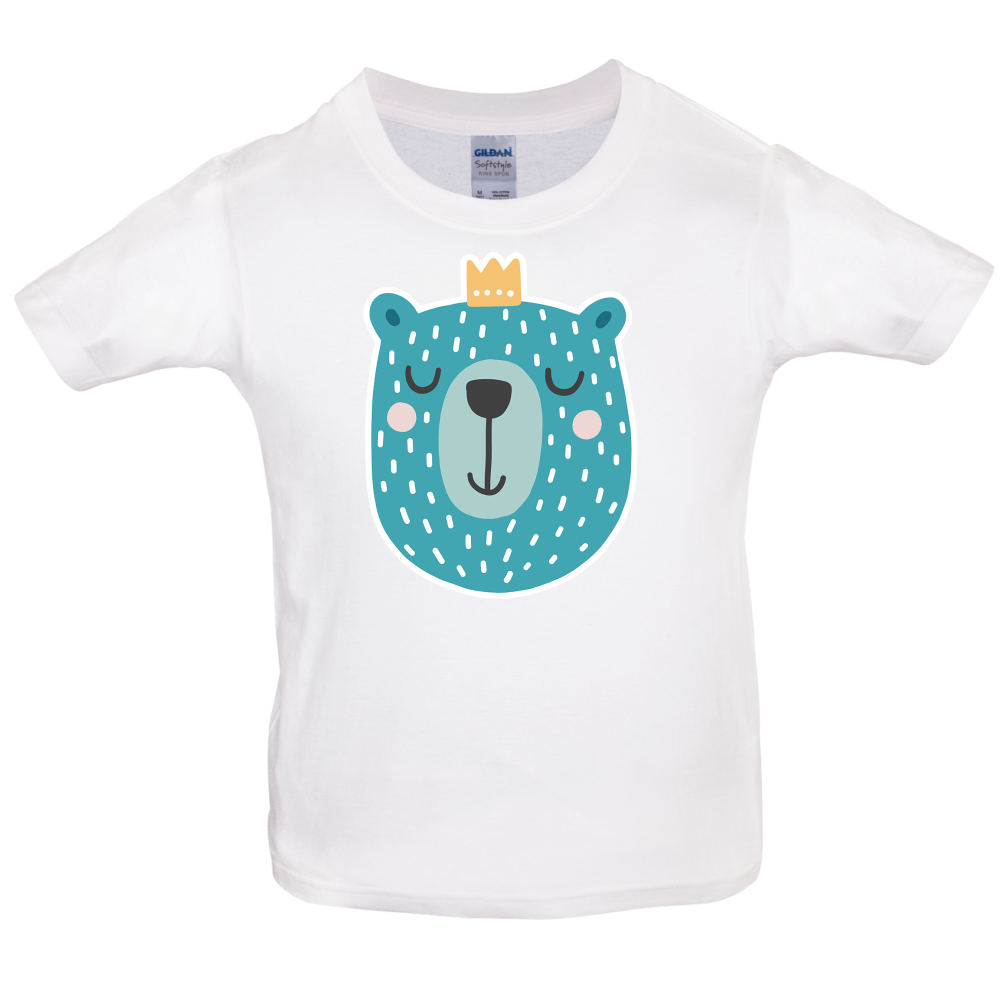 Smiley Face Bear Kids T Shirt