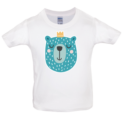 Smiley Face Bear Kids T Shirt