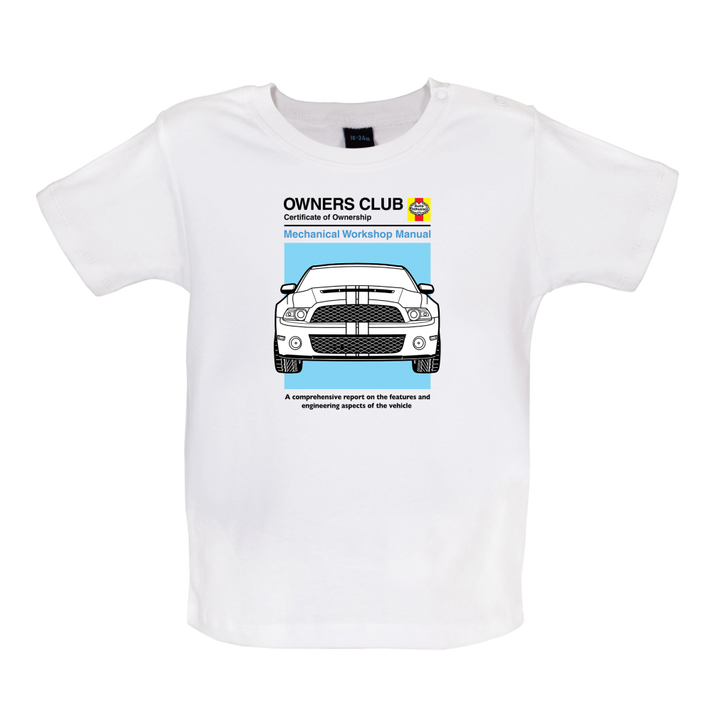 Car Owners Manual Mustang Mustang Baby T Shirt