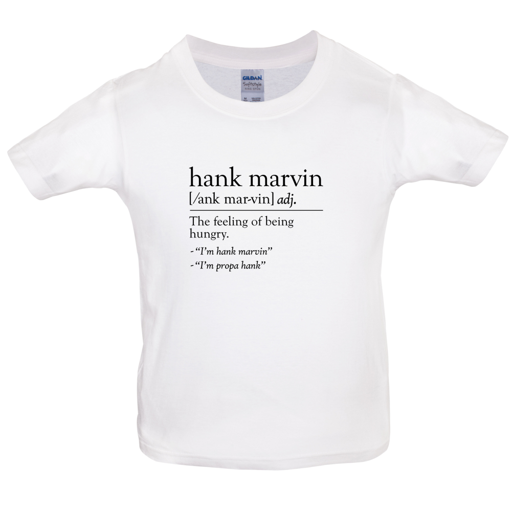 Hank Marvin Definition Kids T Shirt