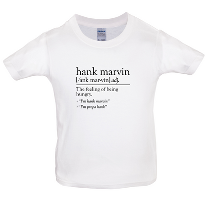 Hank Marvin Definition Kids T Shirt