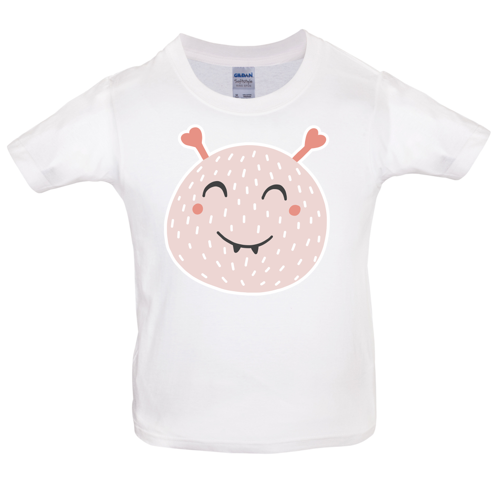 Smiley Face Blob Kids T Shirt