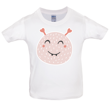 Smiley Face Blob Kids T Shirt