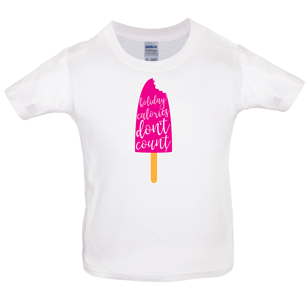 Holiday Calories Don't Count Kids T Shirt