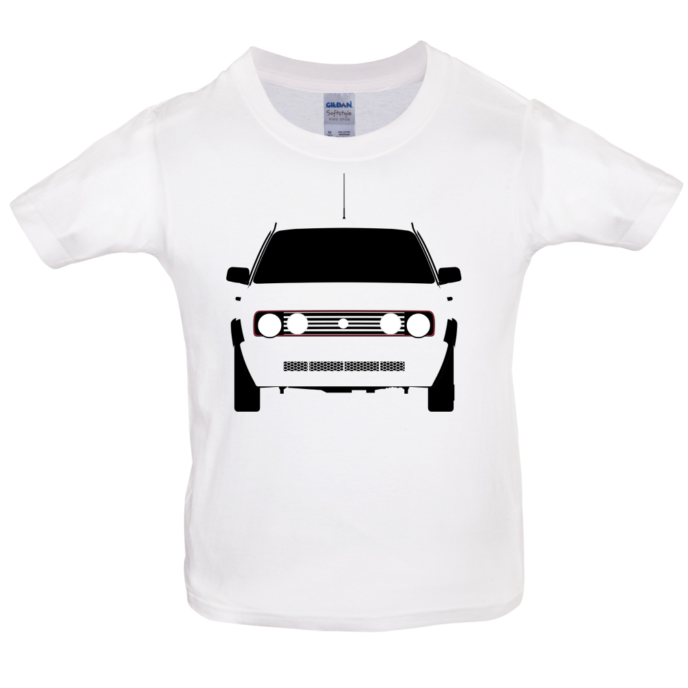 Golf GTI MK2 - Minimal Kids T Shirt