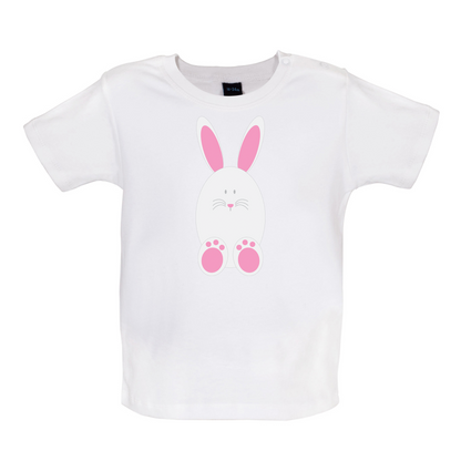 White Easter Bunny Baby T Shirt