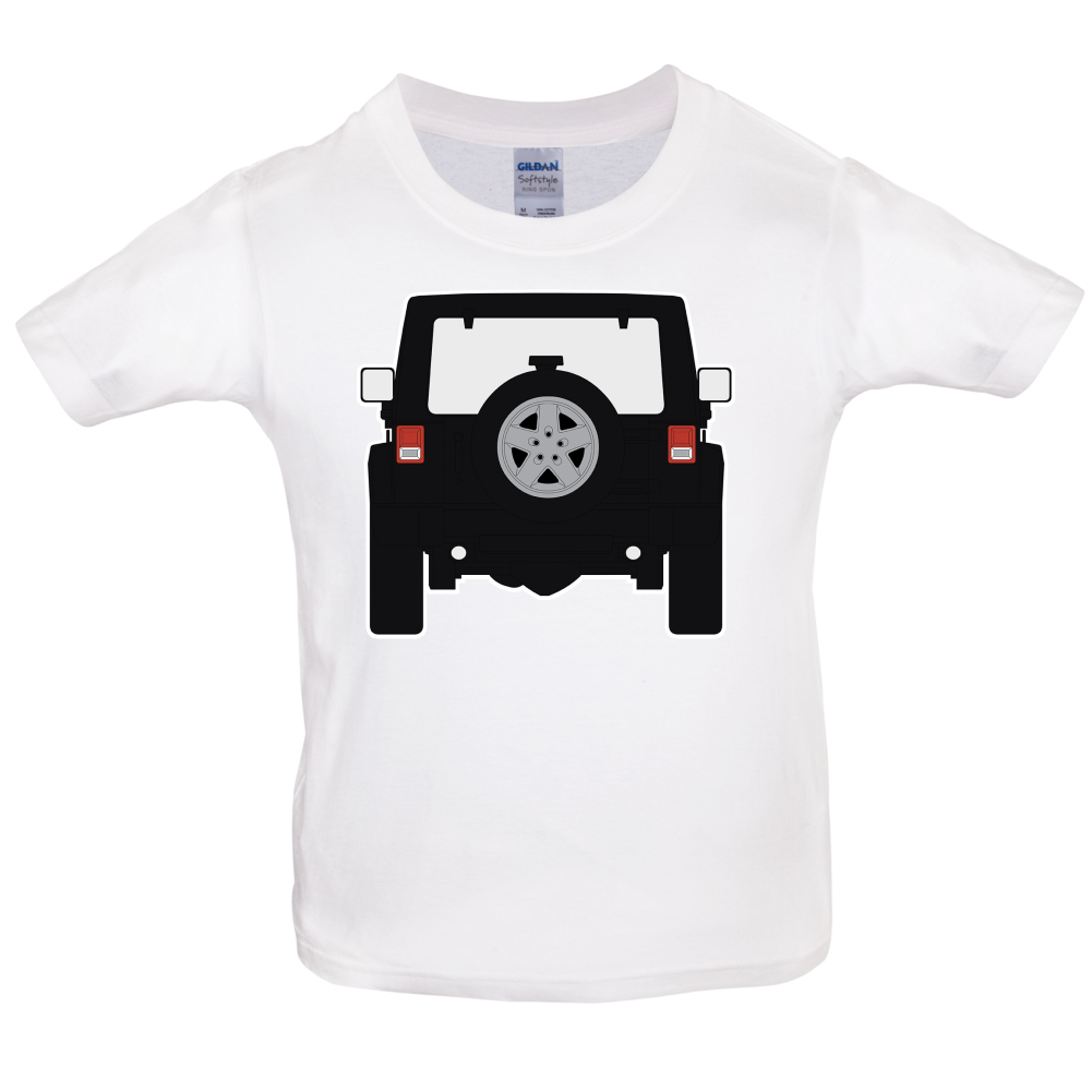 JW Black Rear Kids T Shirt