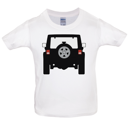 JW Black Rear Kids T Shirt