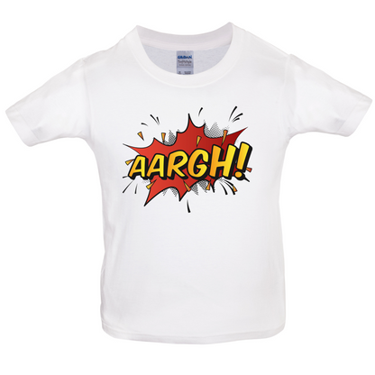 AARGH Word Art Kids T Shirt