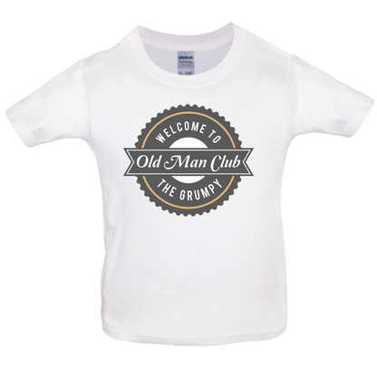Old Man Club Kids T Shirt