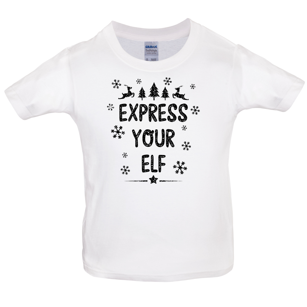 Express Your Elf Kids T Shirt