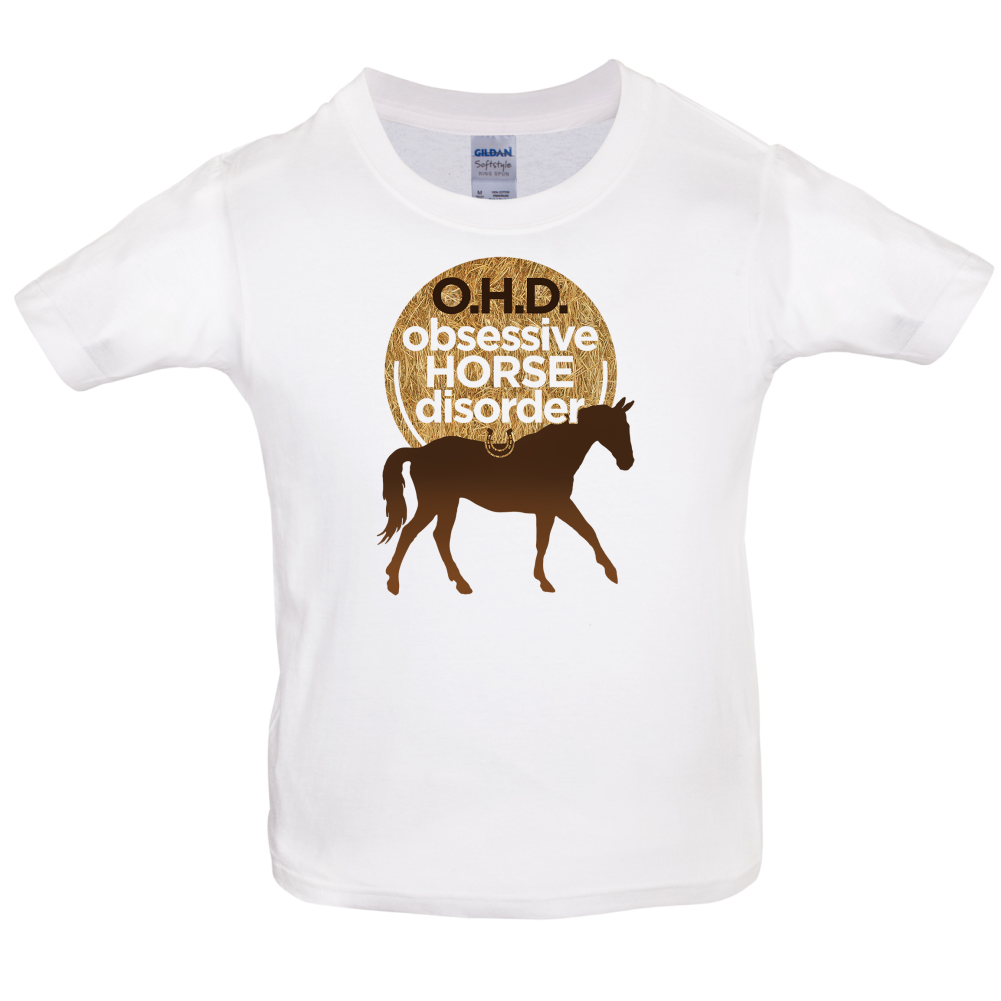 Obsessive Horse Disorder Kids T Shirt