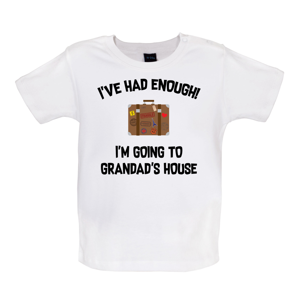 I'm Going To Grandad's House Baby T Shirt