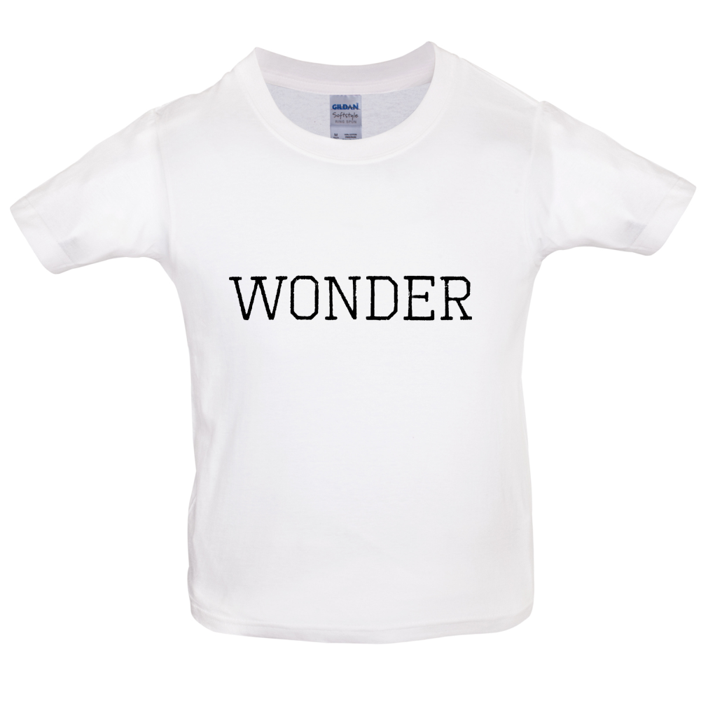 Justcie Wonder College Style Kids T Shirt