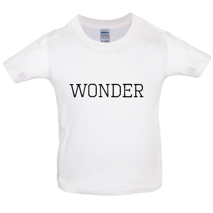Justcie Wonder College Style Kids T Shirt