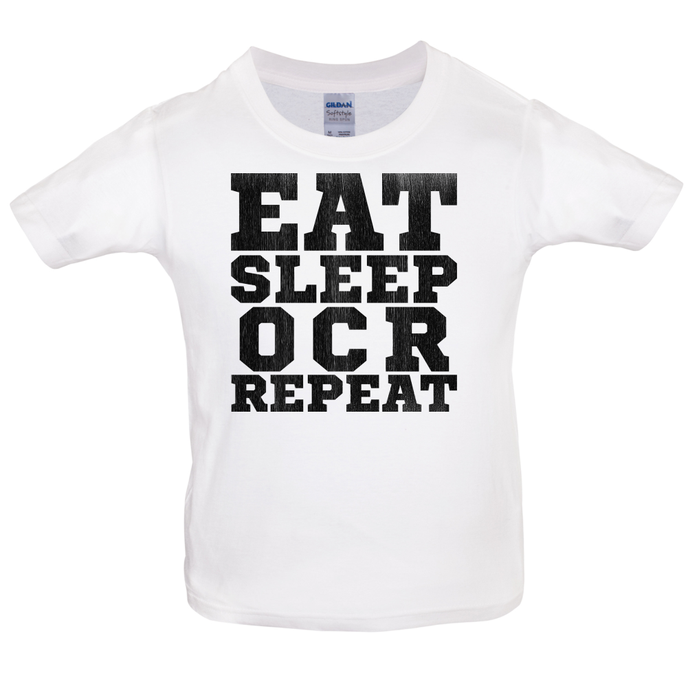 Eat Sleep OCR Repeat Kids T Shirt