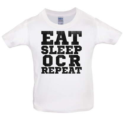 Eat Sleep OCR Repeat Kids T Shirt