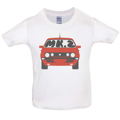 Golf MK2  - Bubble Kids T Shirt