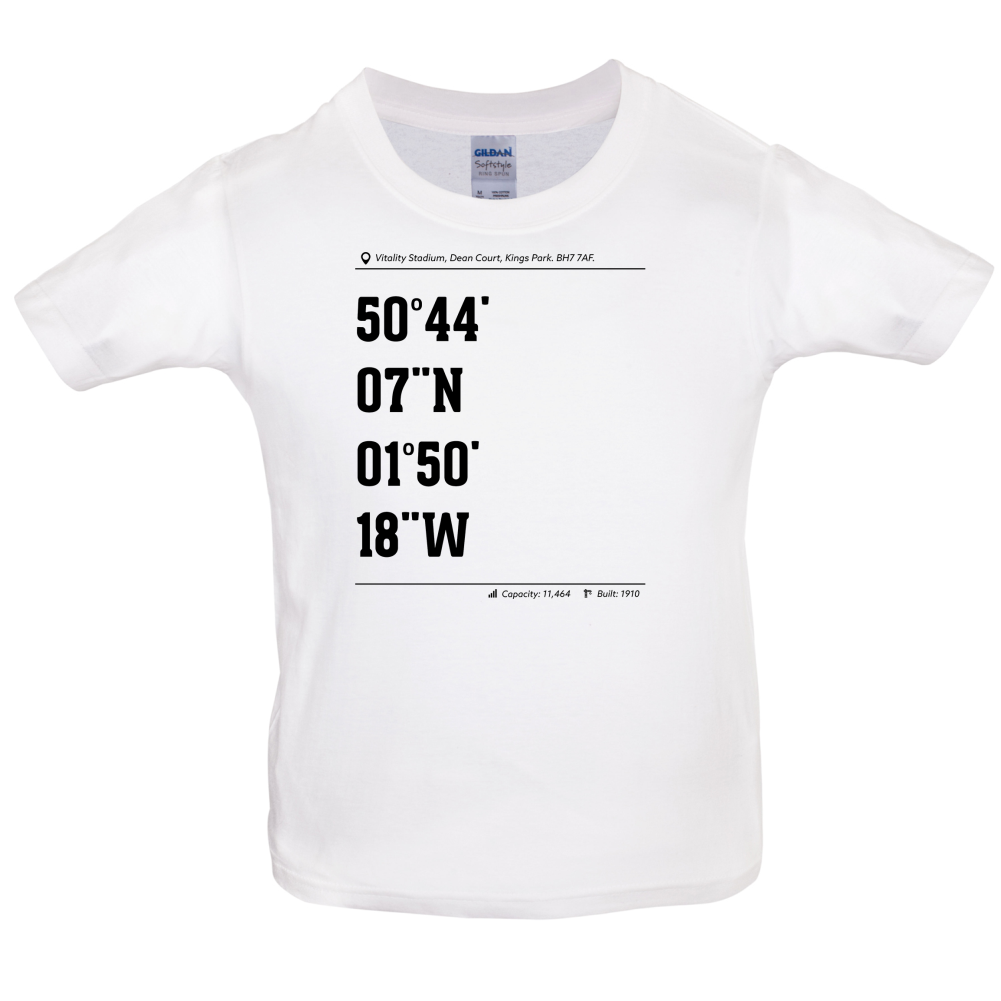 Stadium Coordinates Cherries Kids T Shirt