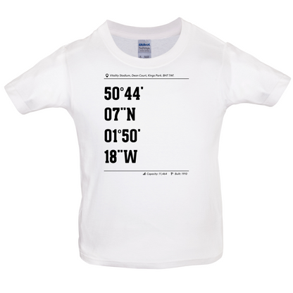 Stadium Coordinates Cherries Kids T Shirt