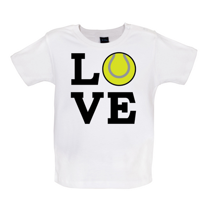 Love Tennis Baby T Shirt