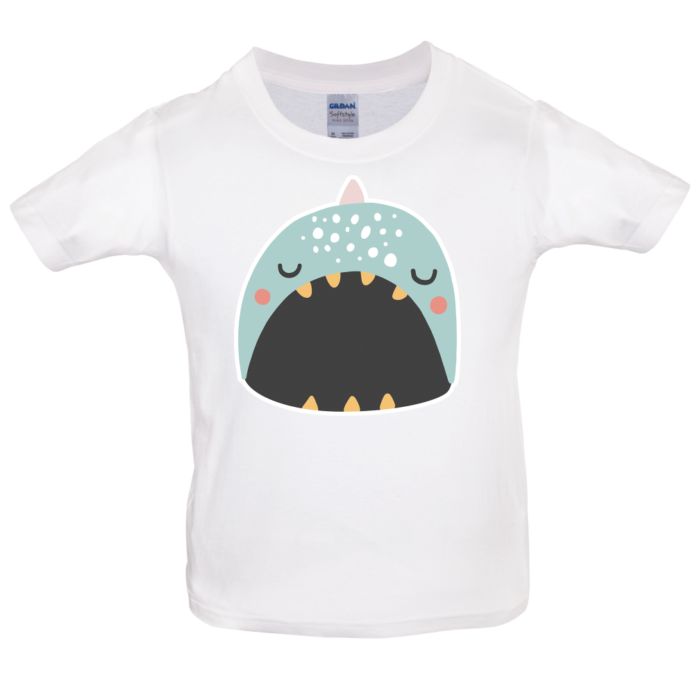 Smiley Face Narwhal Kids T Shirt