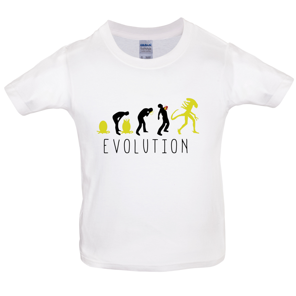 Alien Olution Kids T Shirt