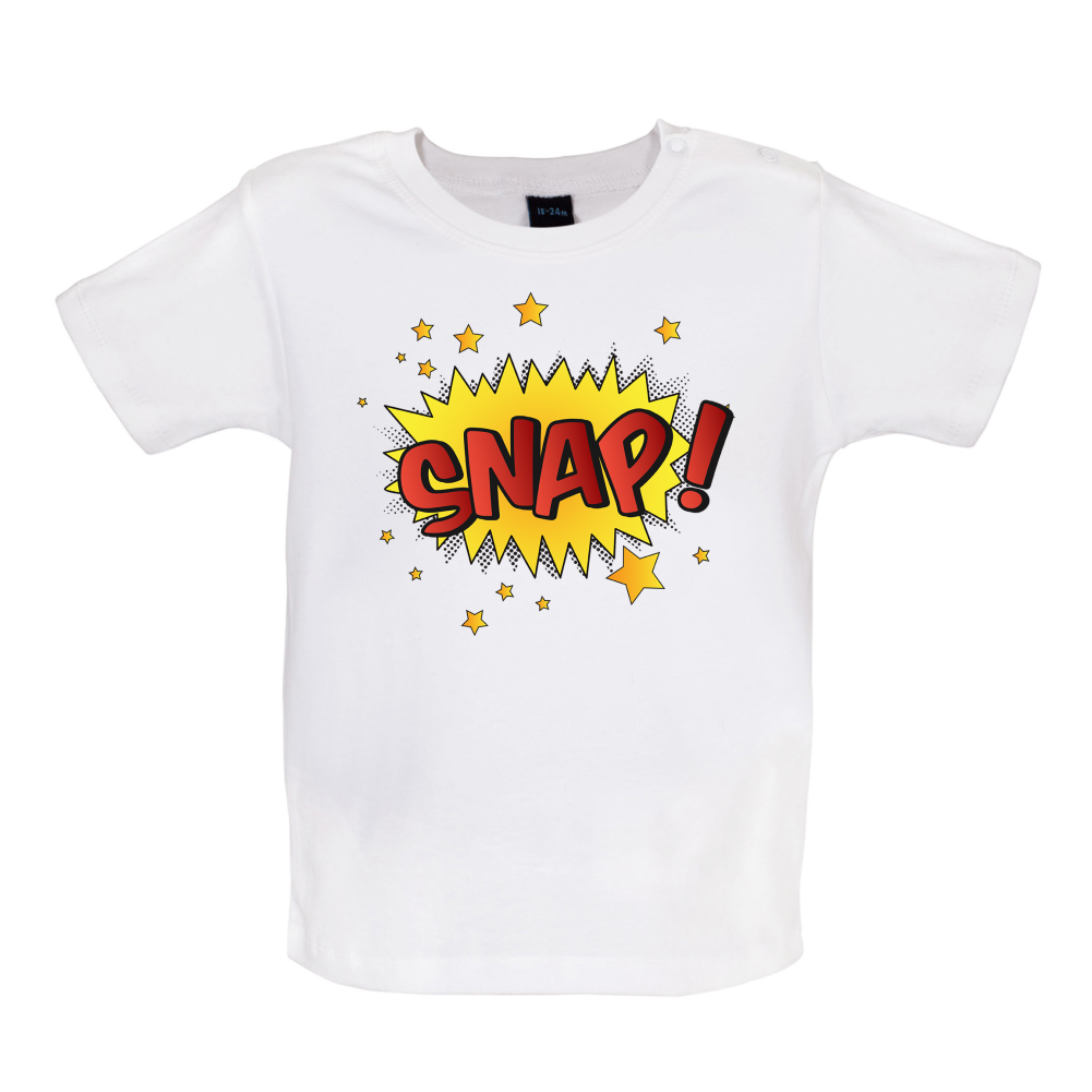 Snap! Word Art Baby T Shirt