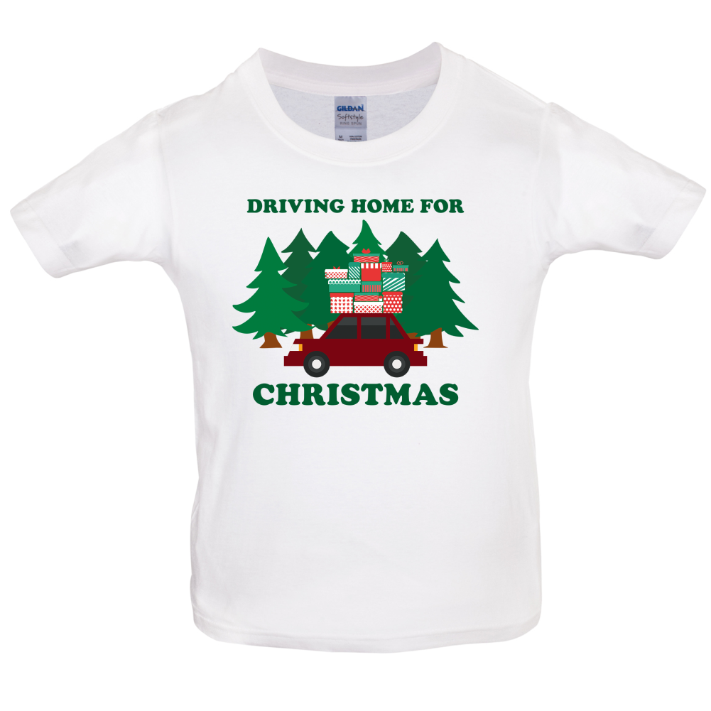 Driving Home For Christmas Kids T Shirt
