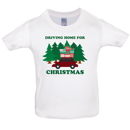 Driving Home For Christmas Kids T Shirt