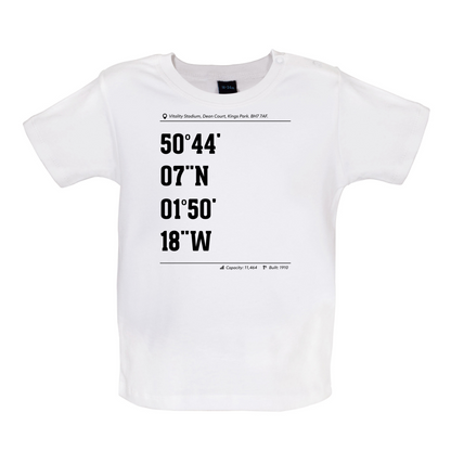 Stadium Coordinates Cherries Baby T Shirt