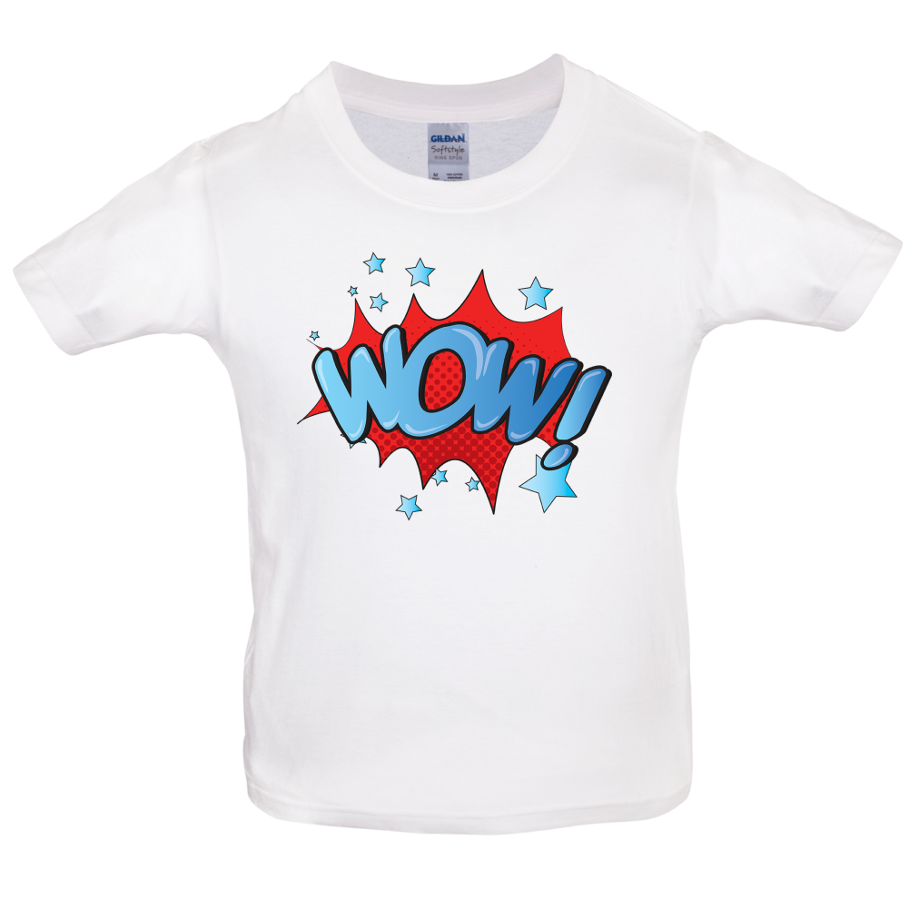 Wow! Word Art Kids T Shirt