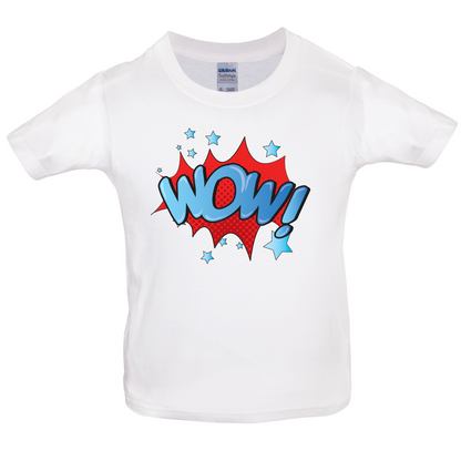 Wow! Word Art Kids T Shirt