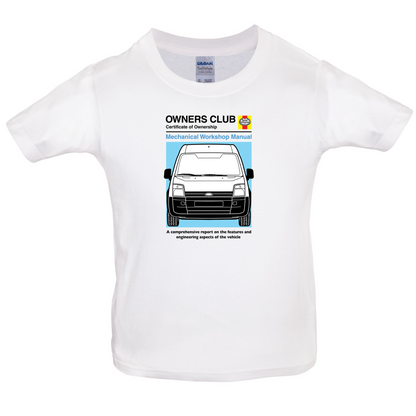 Car Owners Manual Ford Transit Kids T Shirt