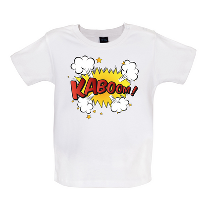 Kaboom! Word Art Baby T Shirt