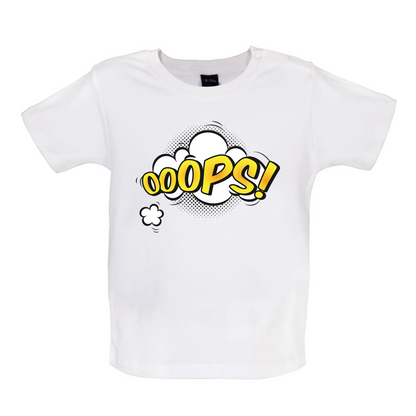 Oops! Word Art Baby T Shirt