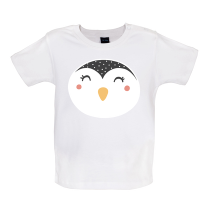 Smiley Face Penguin Mrs T Shirt