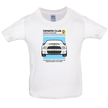 Car Owners Manual Mustang Mustang Kids T Shirt