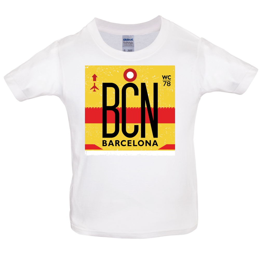Barcelona Airport  Kids T Shirt