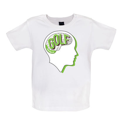 I Thiink About Golf Baby T Shirt