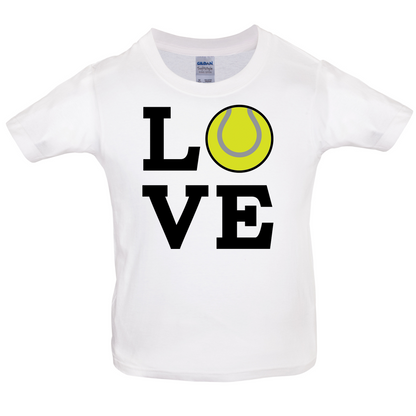 Love Tennis Kids T Shirt