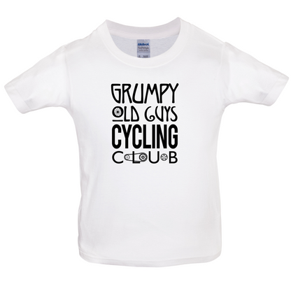 Grumpy Guys Cycling Club Kids T Shirt