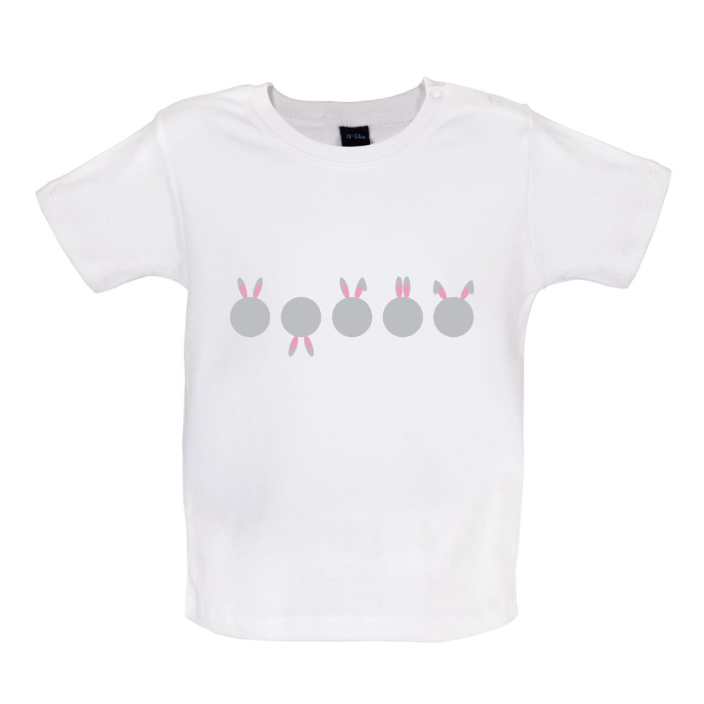 Five Bunnies Baby T Shirt