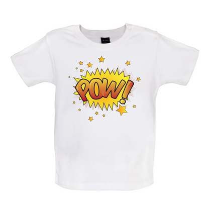 Pow! Word Art Baby T Shirt