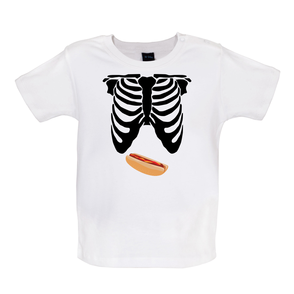 Hotdog Tummy Baby T Shirt