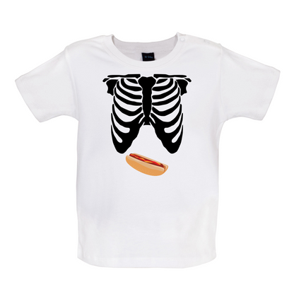 Hotdog Tummy Baby T Shirt