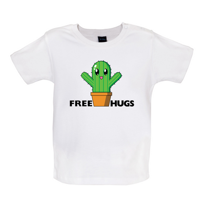Free Cactus Hugs Baby T Shirt