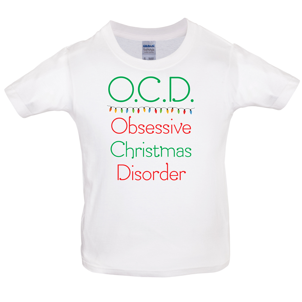 Obsessive Christmas Disorder Kids T Shirt